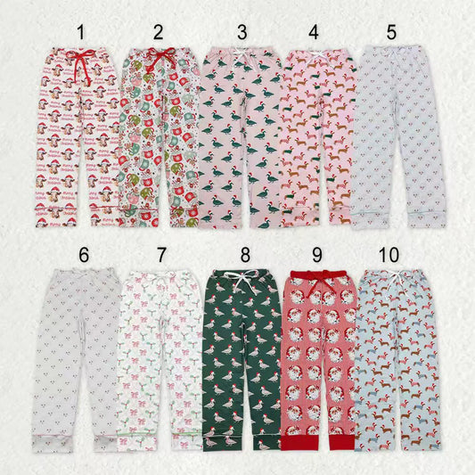 Adult Women Christmas Pajama Loose Pants