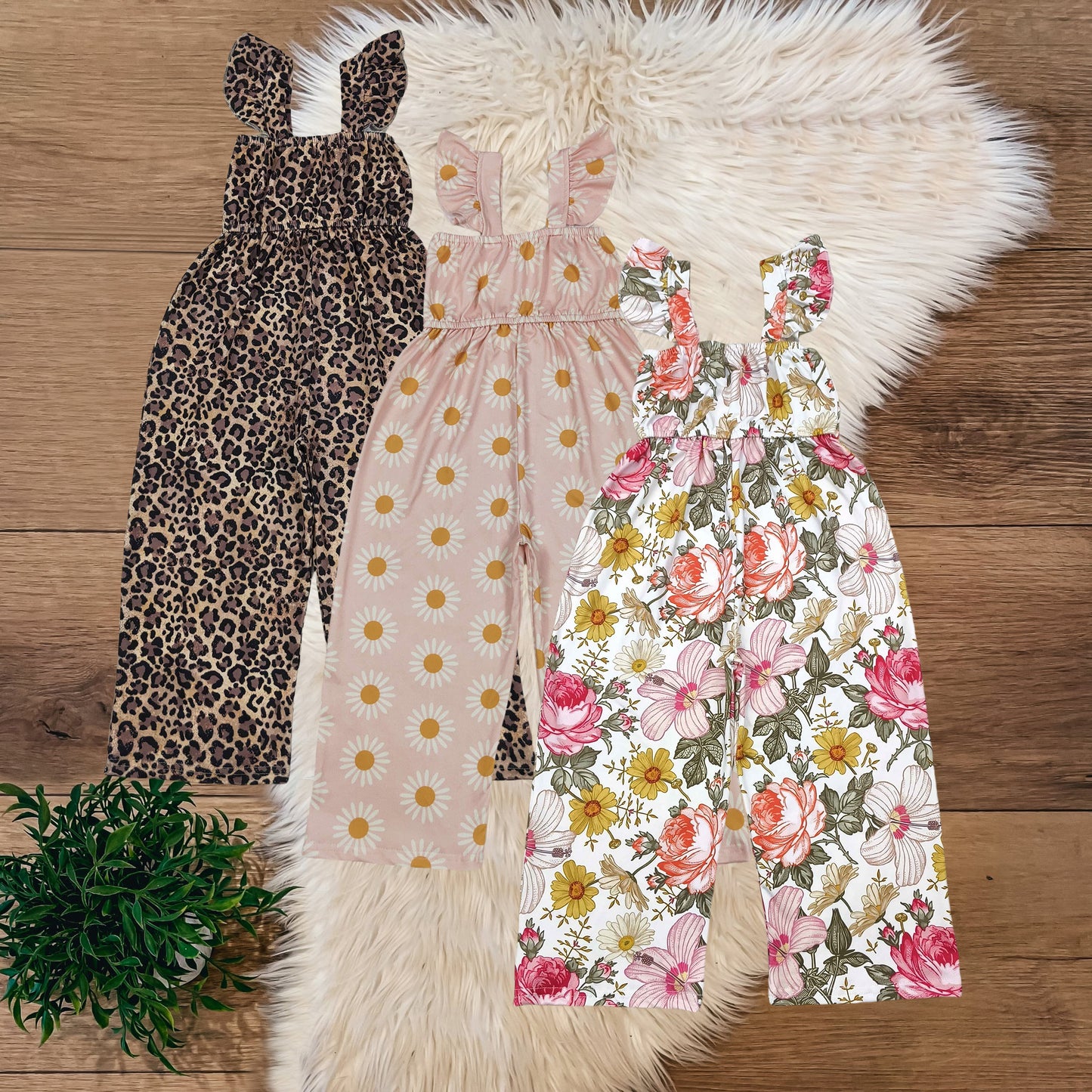 Kids Girls Sibling Summer Jumpsuit