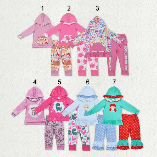 Baby Girls Hoodie Top With Pants Outfit