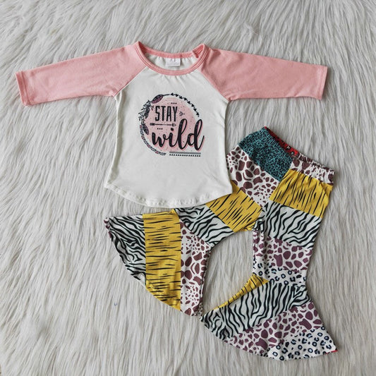 PROMOTION ! Stay Wild Fall Clothing Set