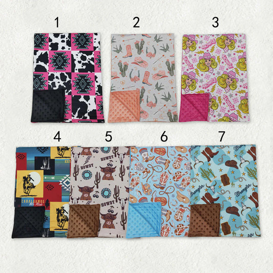 Baby Kids Toddler Western Design Blanket