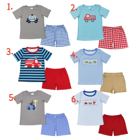 Sibling Baby Boys Summer Shorts Set