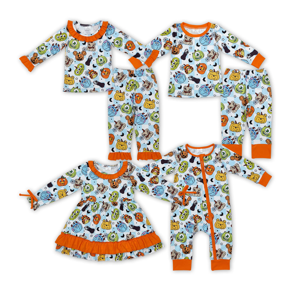 Sibling Girls Boys Halloween Cartoon Collection Clothes