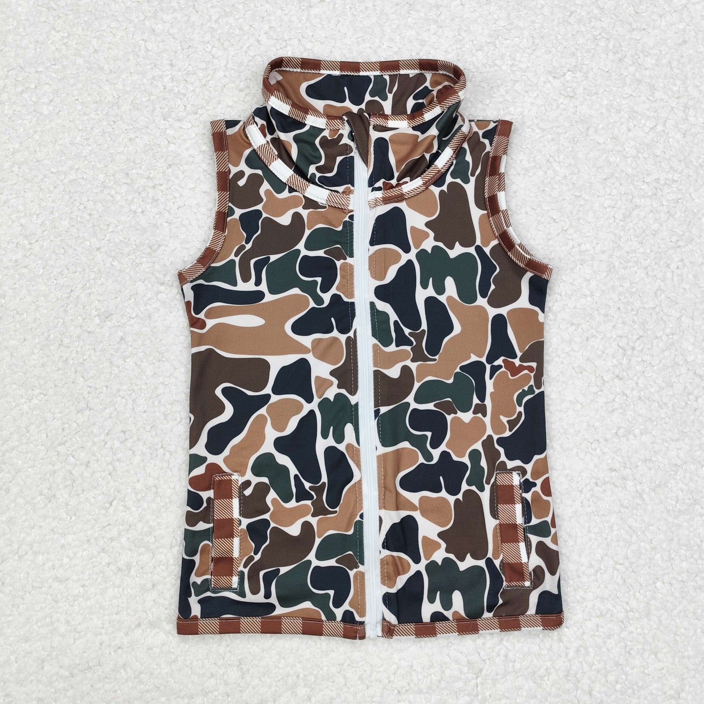 Toddler Baby Neutral Camo Sleeveless Vest