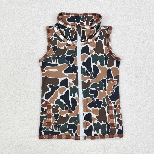 Toddler Baby Neutral Camo Sleeveless Vest