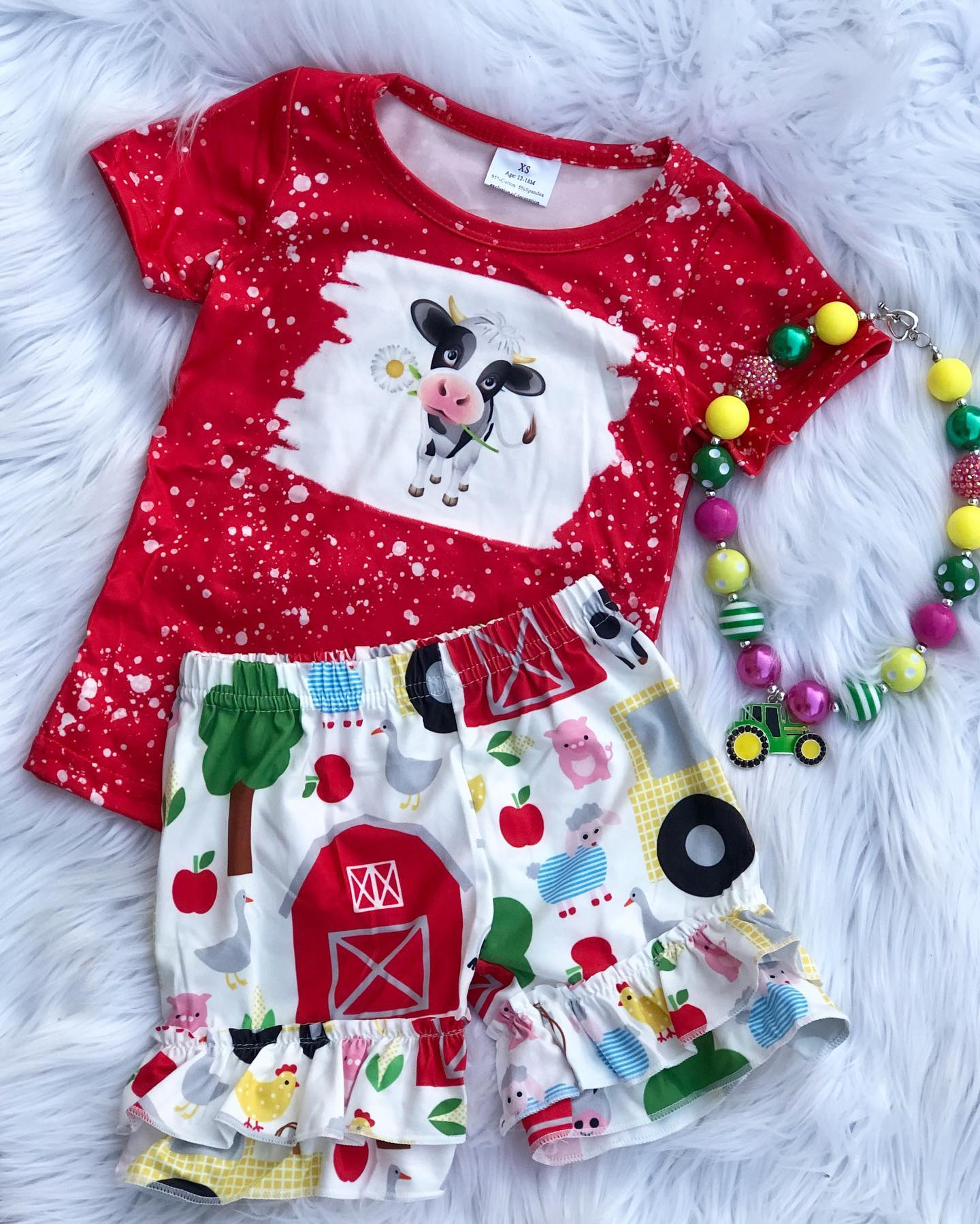 Cute Cow Summer Outfit