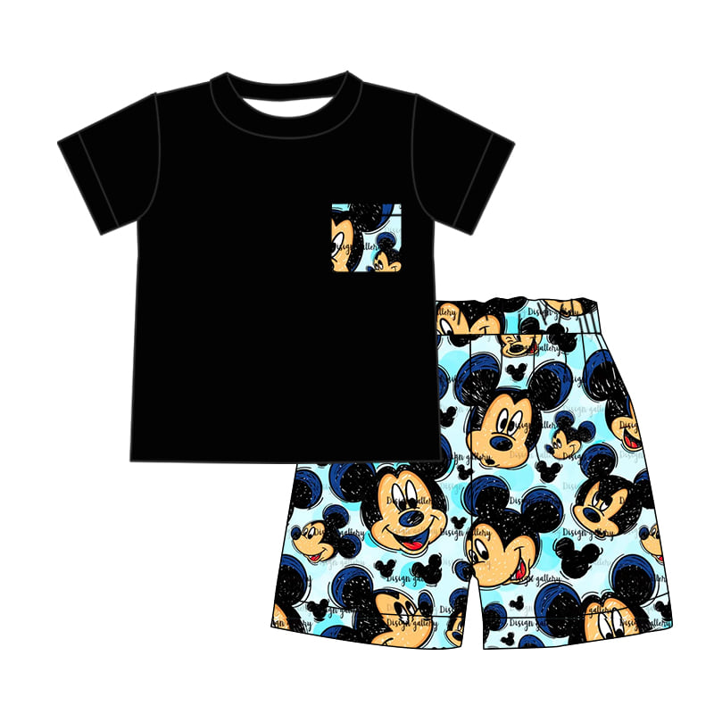 BSSO0053 Boys Summer Cartoon Outfit