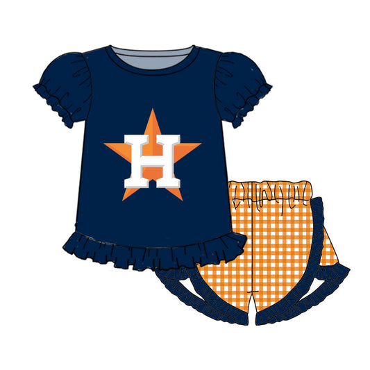 Baby Girls Summer Houston Shorts Set  Pre-order 3 MOQ