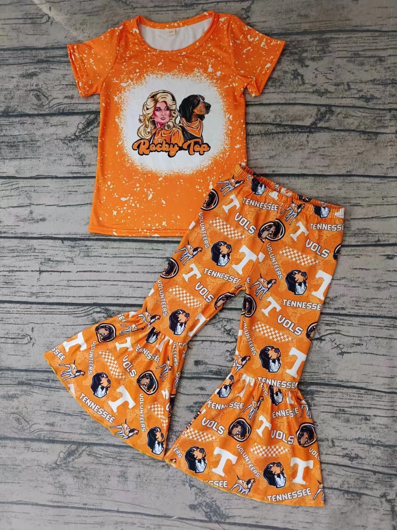 Tennessee  Girls Bell Bottom Pants Set 3 MOQ Pre-order