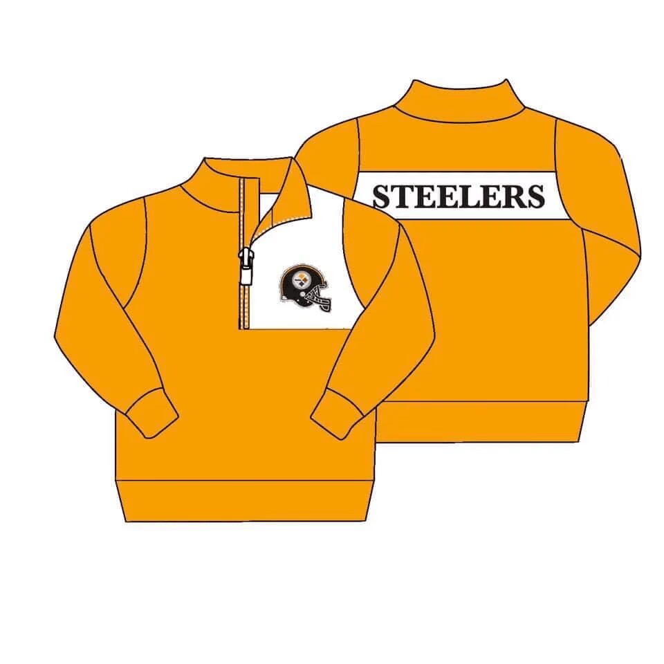 Sport Team Boys Steelers Pullover Top Dealine Time :july 12 th Pre order