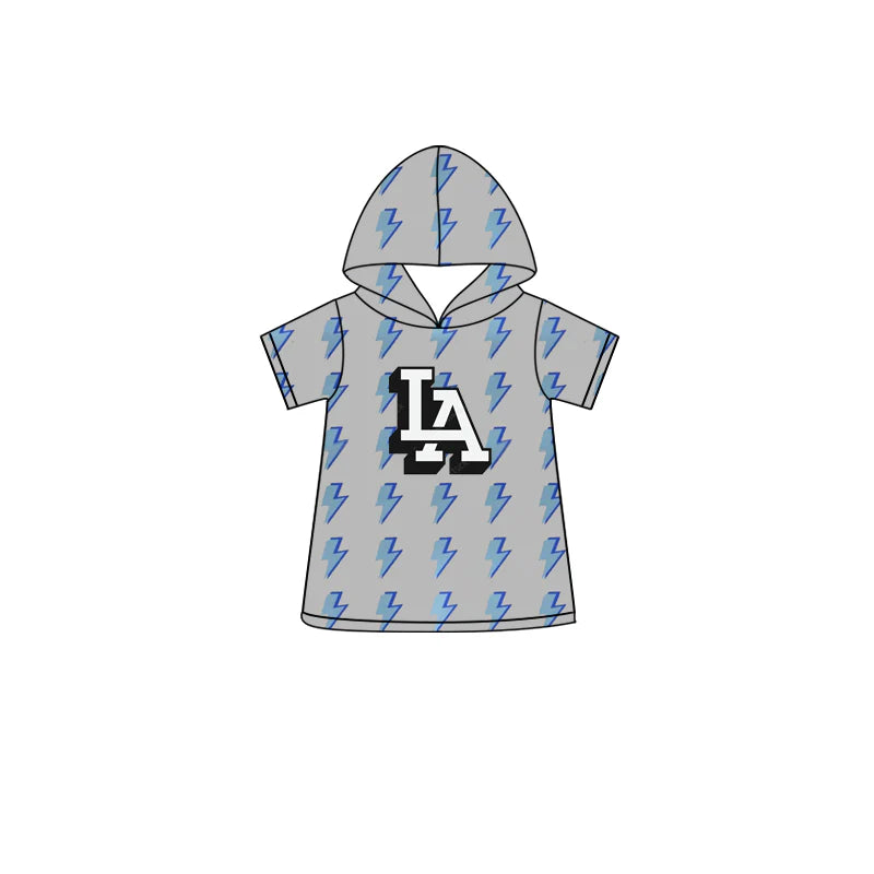 Preorder 5 MOQ Adult LA Hooded pullover Tops
