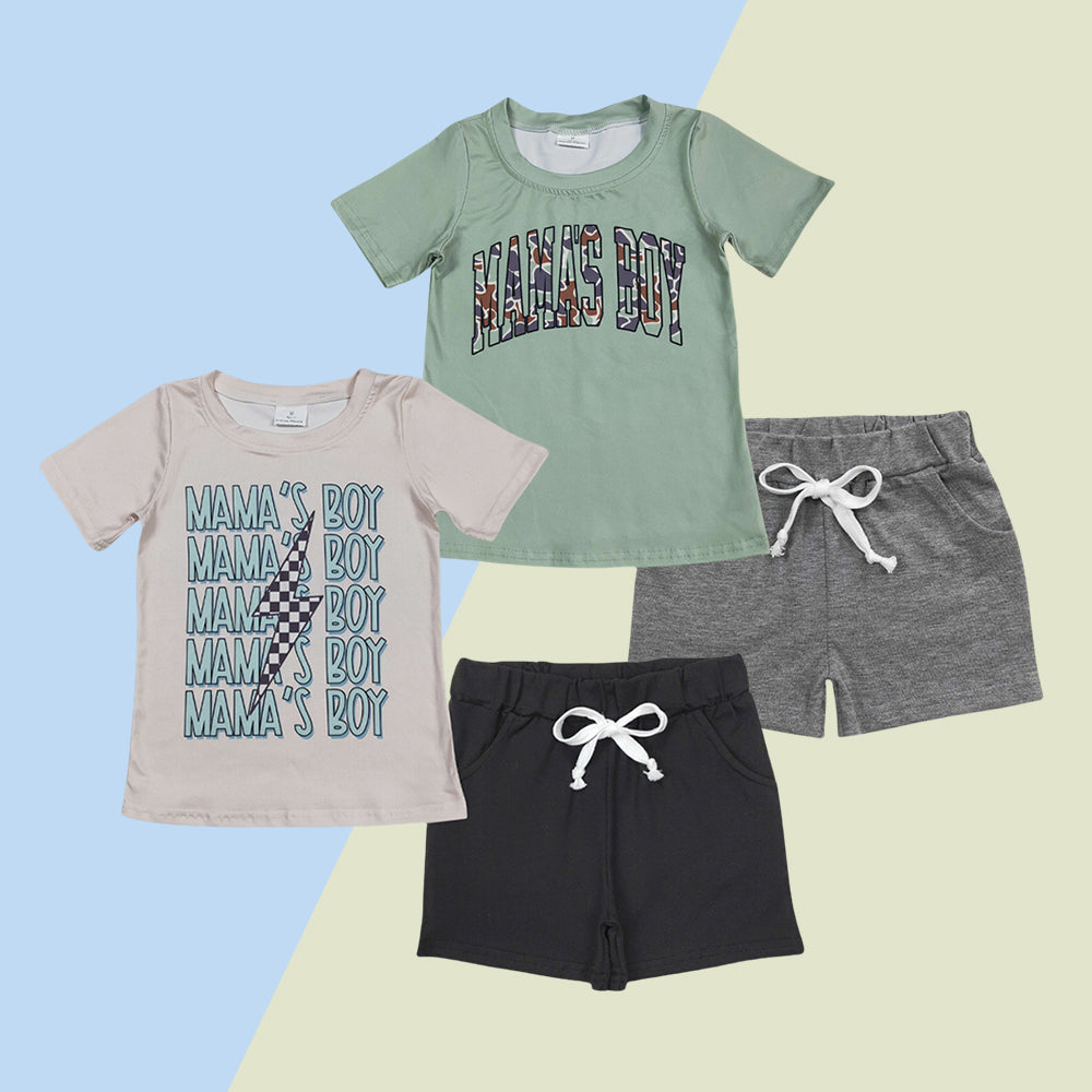 Mama's Boy Summer Shorts Outfit