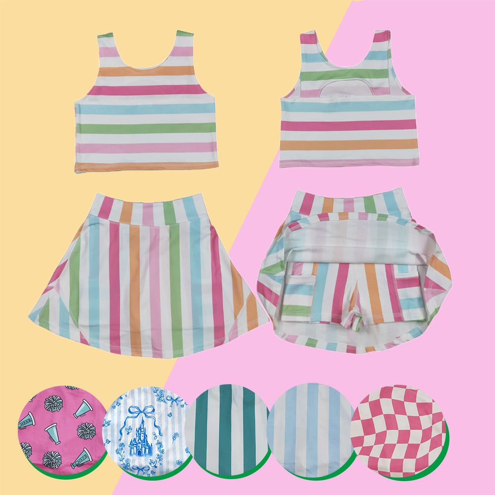 Baby Girls Sibling Floral Strap Yoga Dress