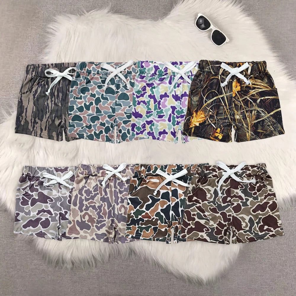Sibling Baby Boys Summer Camo Shorts