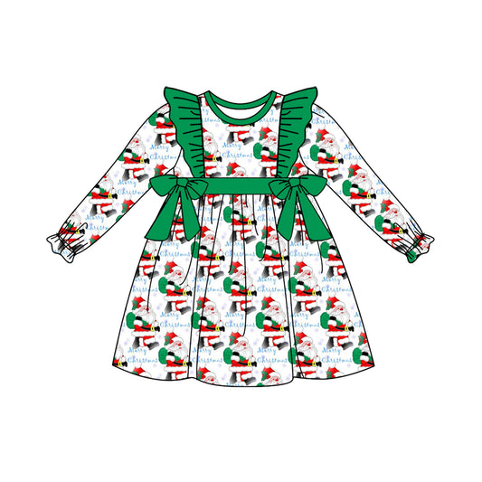 Toddler Girls Christmas Santa Dress Pre-order 3 MOQ