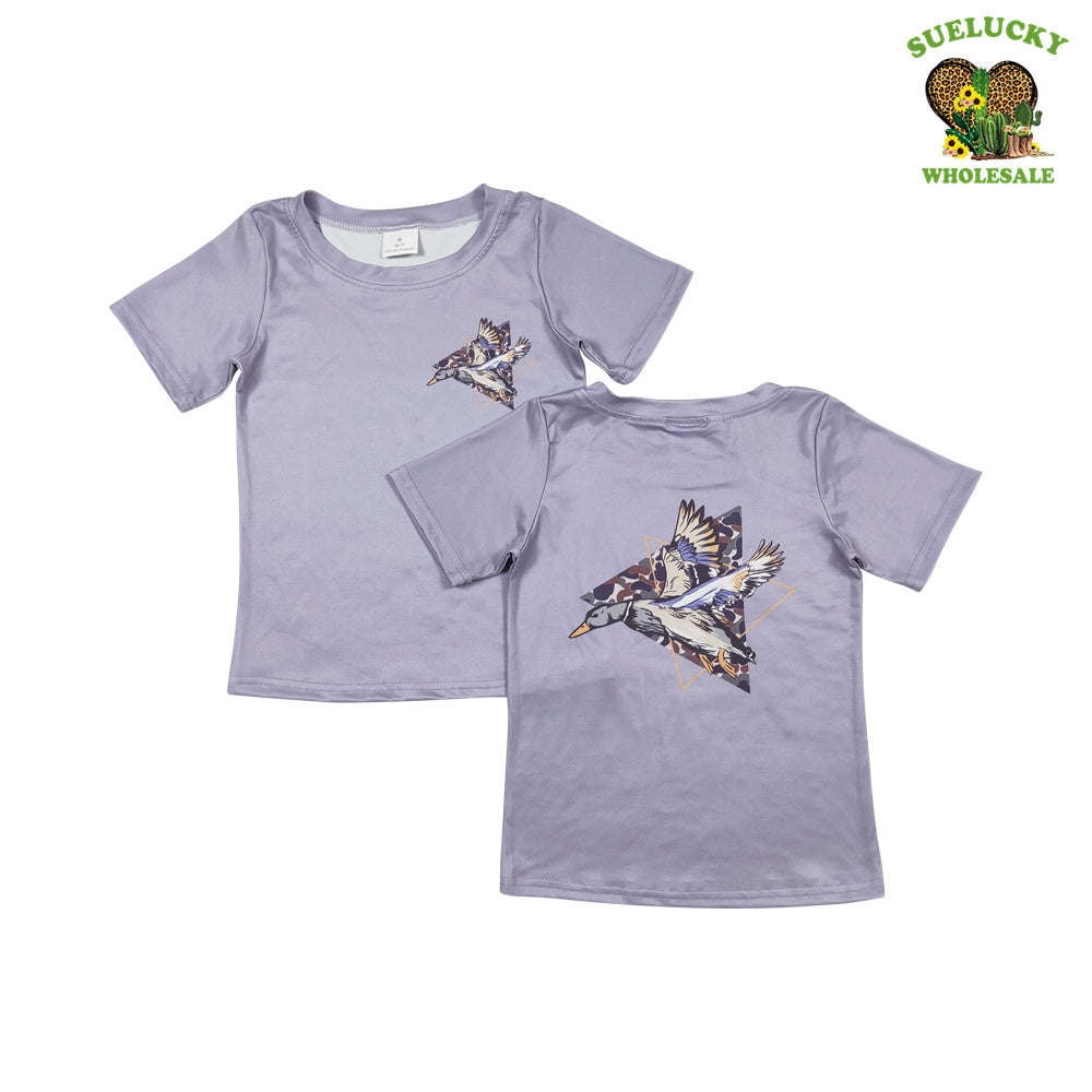 Summer Baby Boys Hunting Mallard Duck T-shirt Top