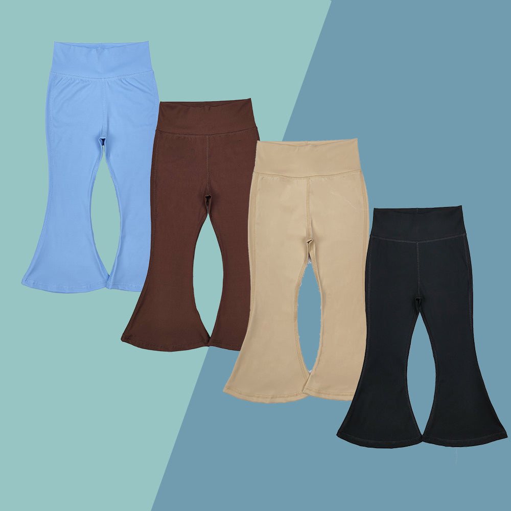 USA Shop Baby Girls Solid Color Yoga Active Pants