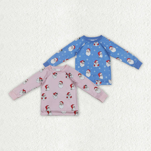 Sibling Baby Boys Girls Santa Snowflake Christmas Shirts Top