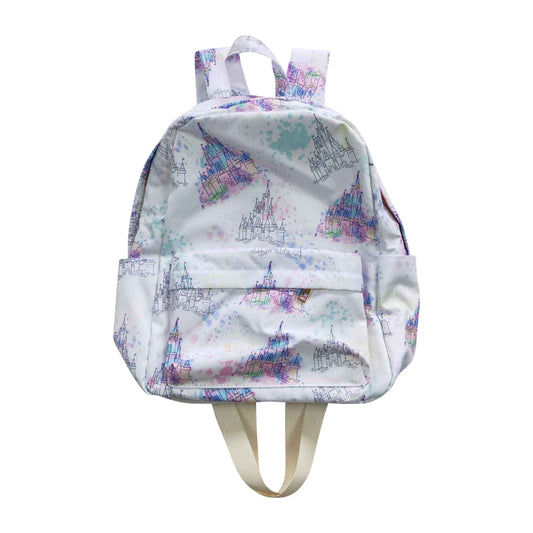 Kids Girls Castle Backpack Bag