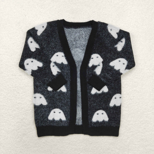 Kids Girls Halloween Ghost Cute Coat Sweater