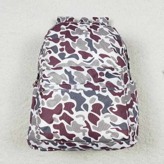 Baby Kids Boys Sibling Brother Camo Backpacks Bags