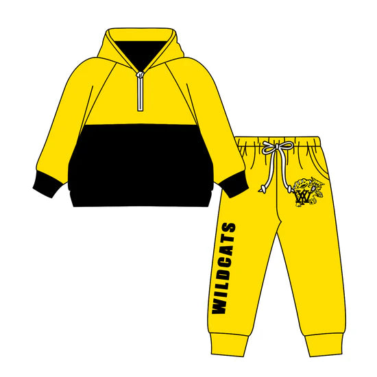 Preorder 5 MOQ Kids Sport Football Team Wildcats Matching Clothing