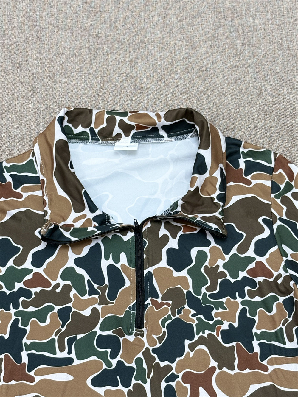 Mommy and Me Camo  Pullover Top and Romper