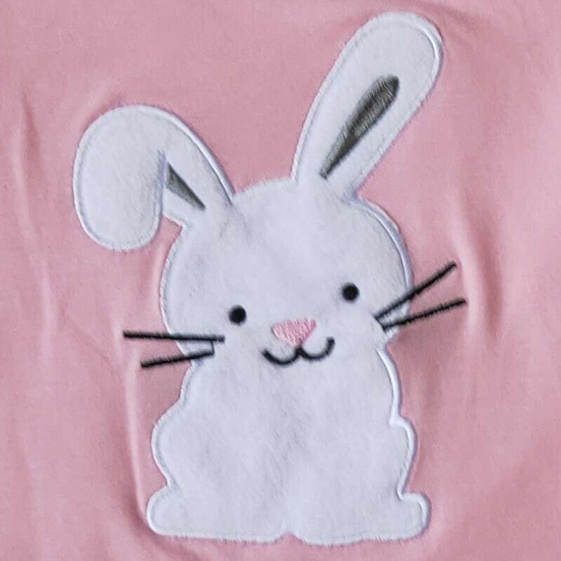 Easter Girls Cute Bunny Pajamas Set