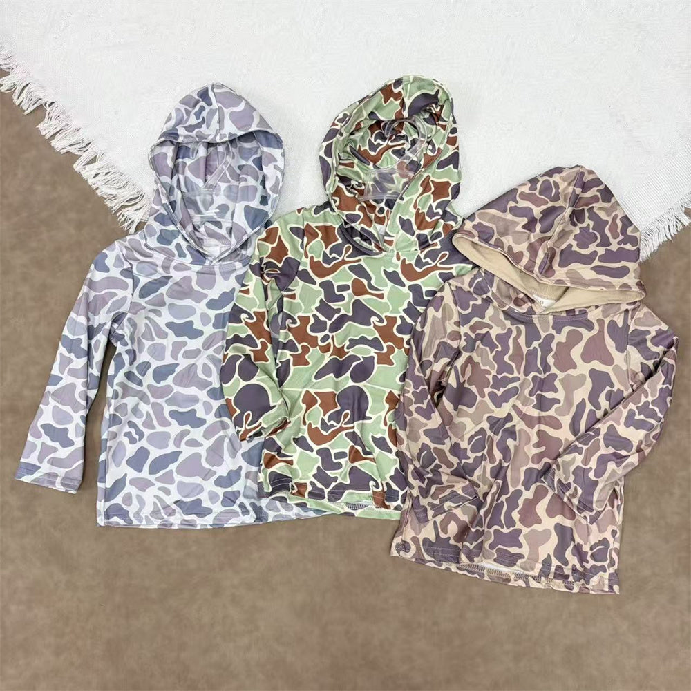 Baby Boys Hunting Camo Long Sleeve Hoodie Top