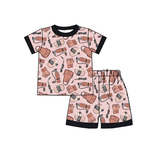 Welder tool short sleeves kids girls pajamas Deadline :17 th 21