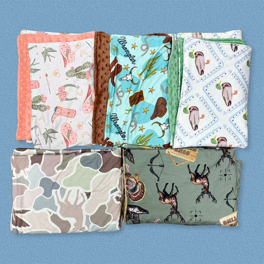 Baby Kids Toddler Hunting Design Blanket