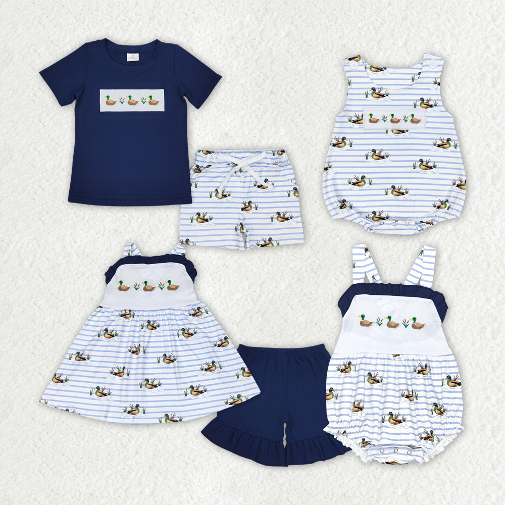 Summer Sibling Baby Girls Boys Mallard Clothing