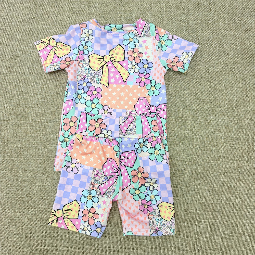 Baby Girls Summer Sibling Short Sleeve Shirt Shorts Outfit