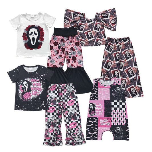 Baby Girls Halloween Matching Set and Romper No You Hang Up