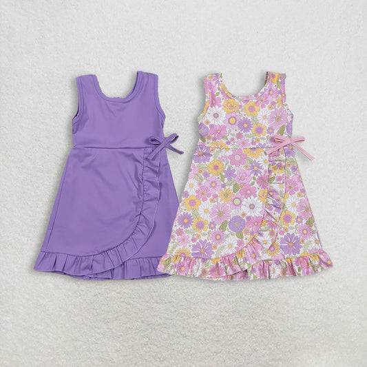 Sibling Kids Girls Sleeveless Active Dress