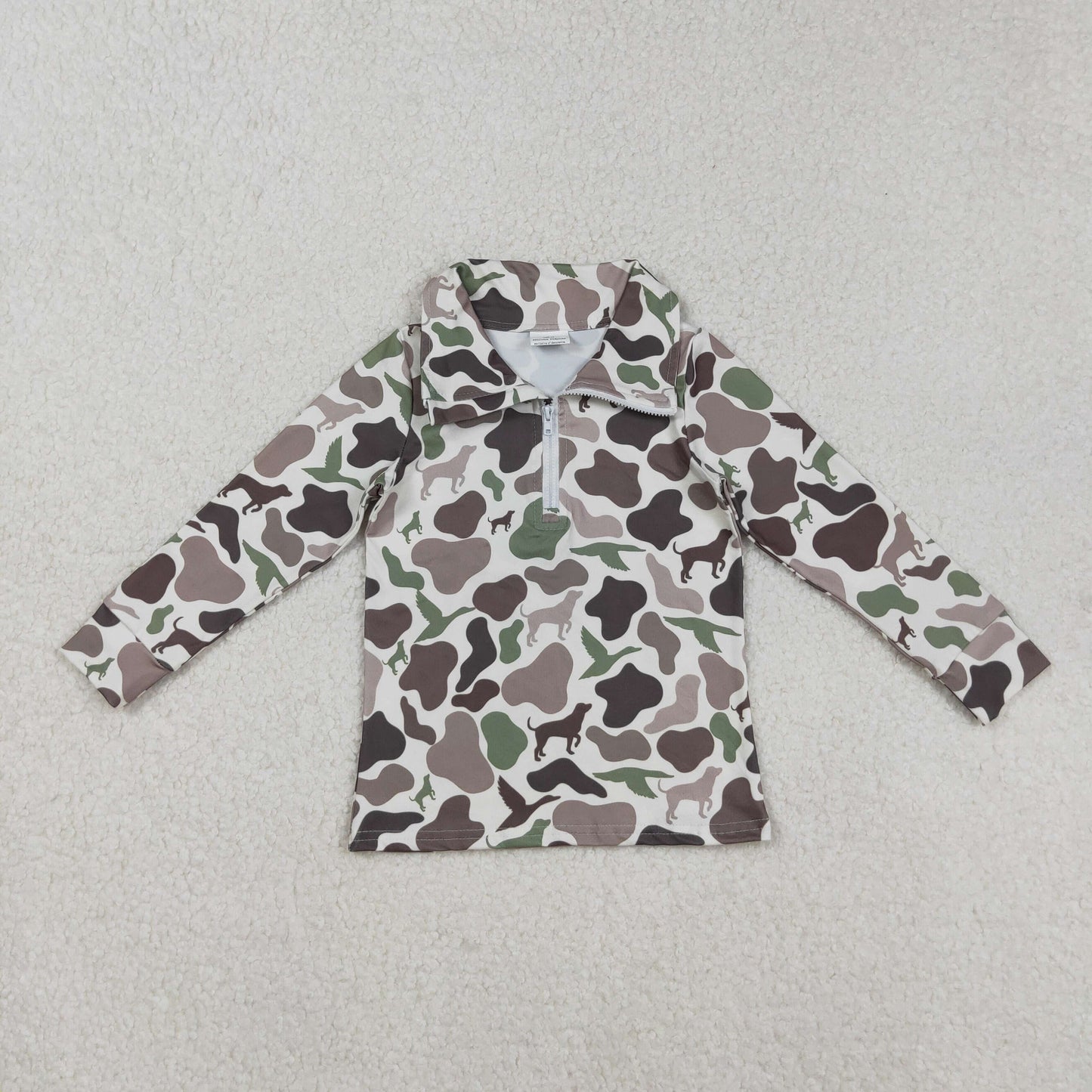Baby Boys Hunting Camo Long Sleeve  Pullover Top