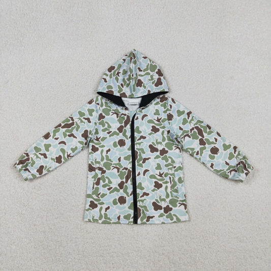 BT1399 Baby Boys Hunting Camo Jacket With Pocket