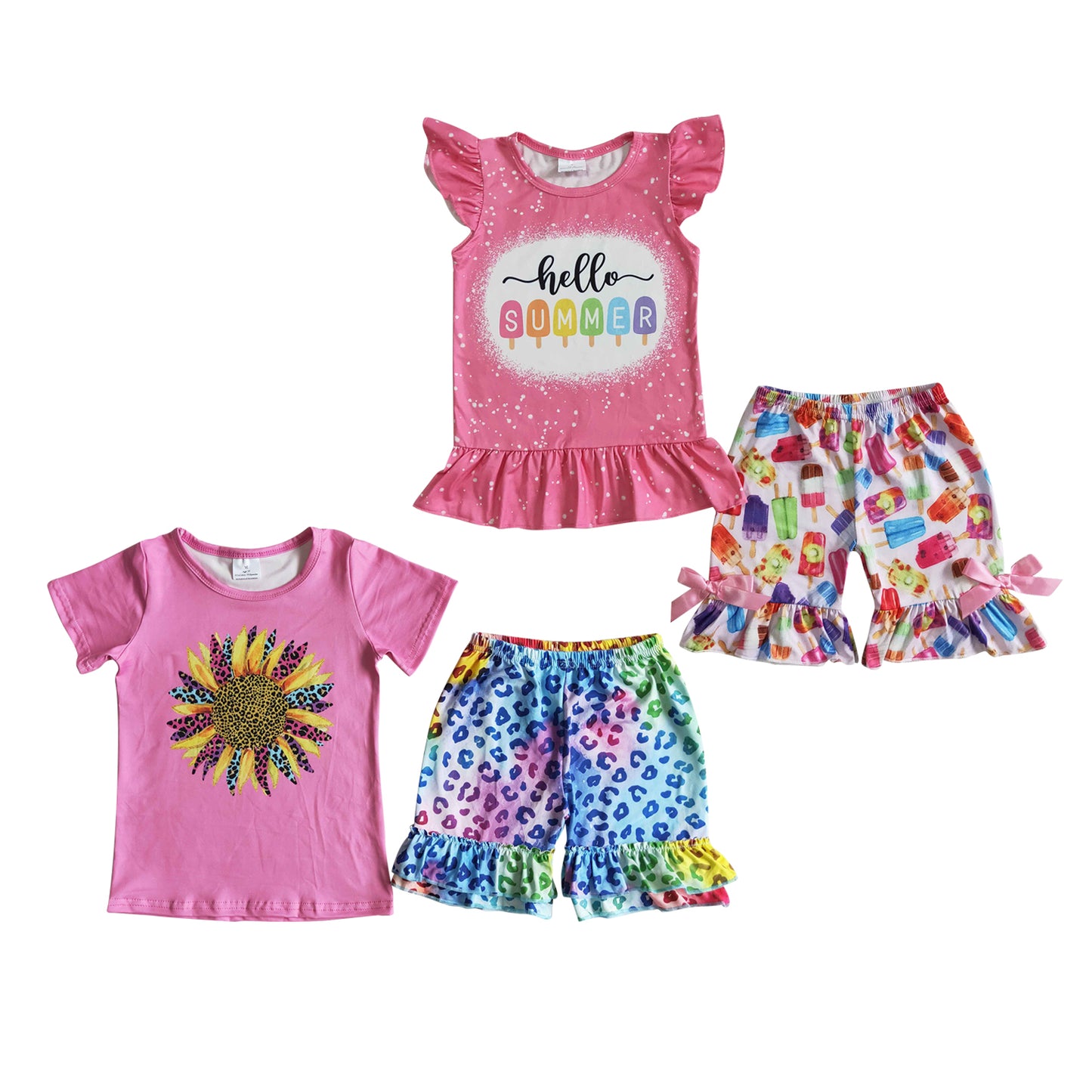 Summer Baby Girls Shorts Outfit On Sale $2.99