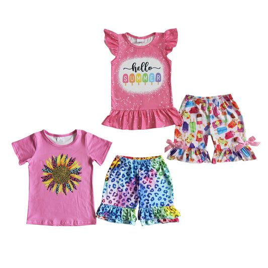 Summer Baby Girls Shorts Outfit On Sale $2.99