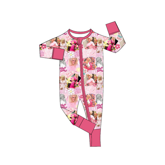 Baby Girls Singer Long SLeeve Romper Preorder 3 MOQ