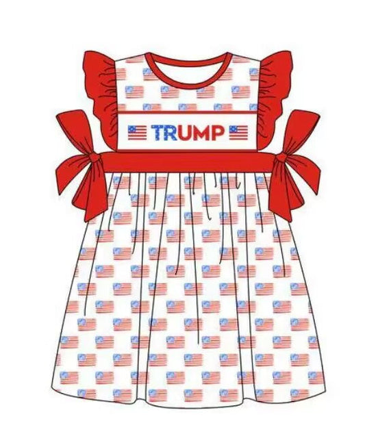 Baby Girls Trump Dress Preorder  5 MOQ