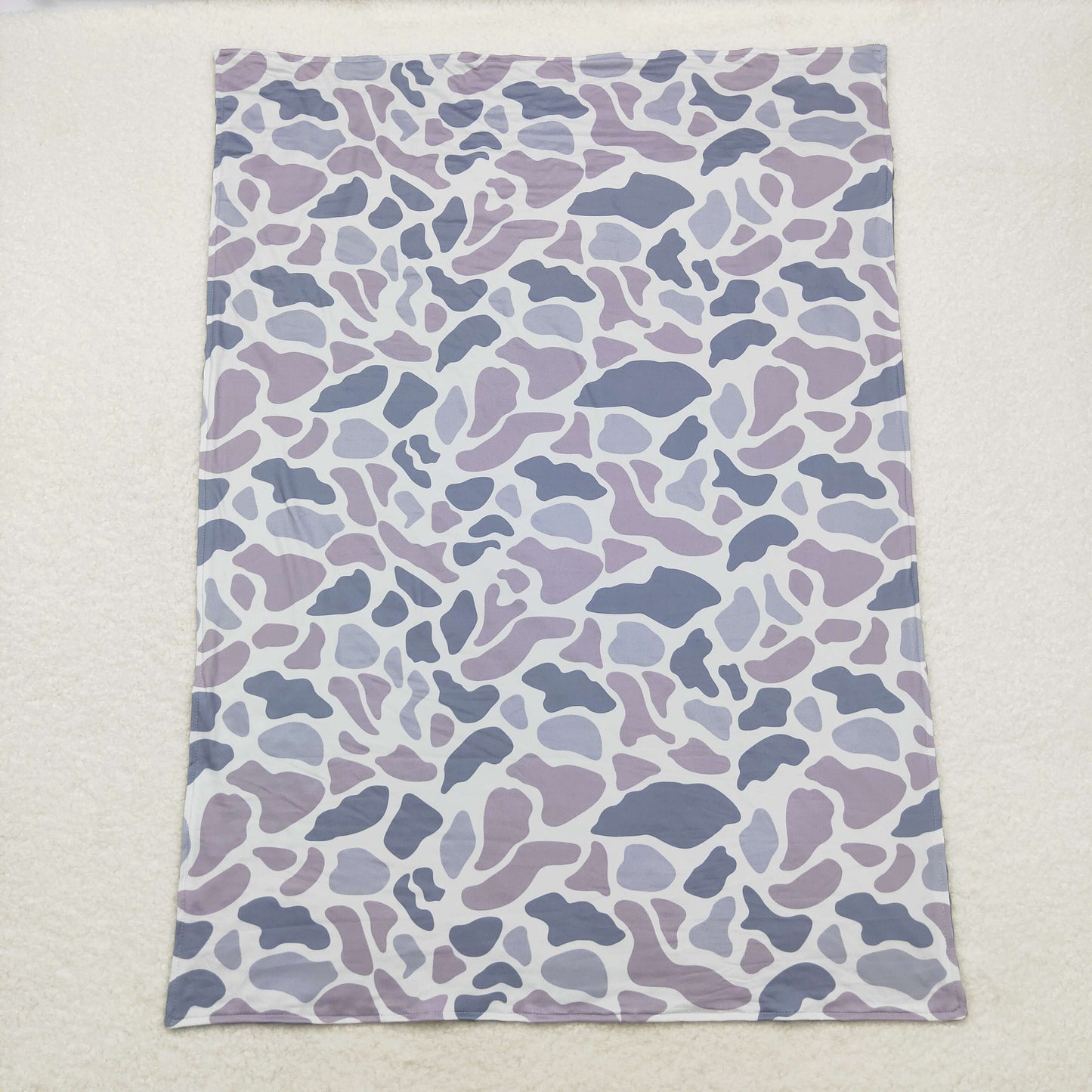 Baby Boys Gray Camo Blanket Preorder