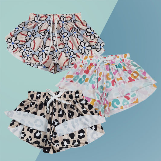 Baby Girls Sibling Runing Sport  Shorts