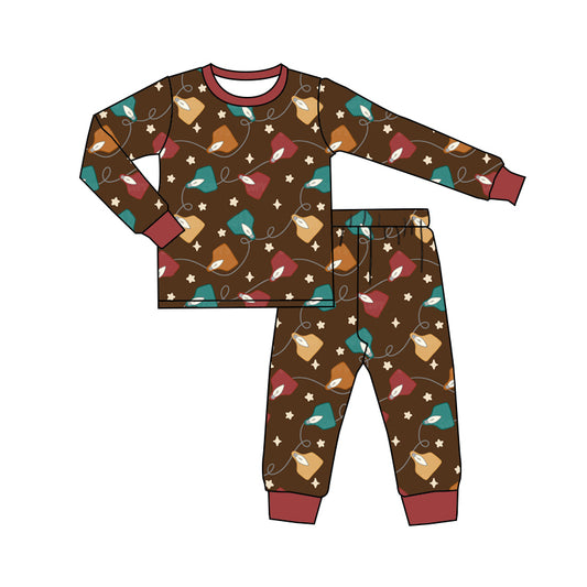 3 MOQ Baby Boys Western Long Sleeve Pajama Set Pre-order