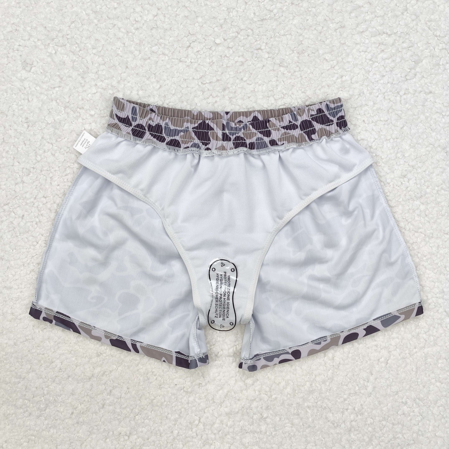 SS0079 Boys Camo Print swimming trunks