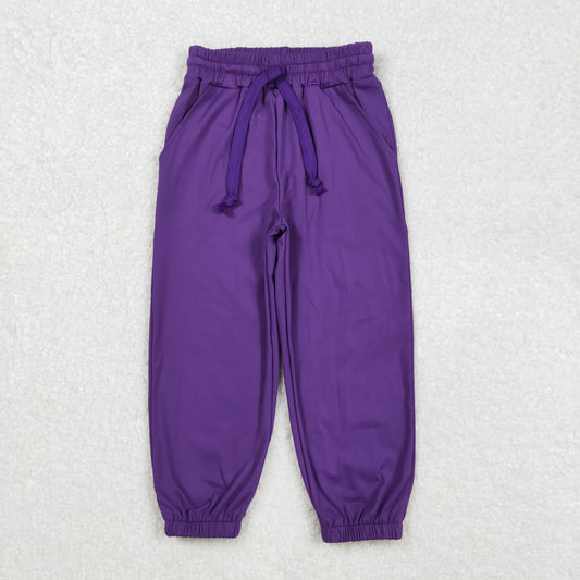 Baby Girls Purple Yoga Pants With Pocket