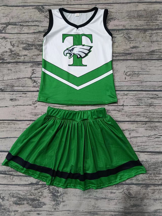 Baby Girls Sport Team Eagle  Skirt Set 5 MOQ Preorder