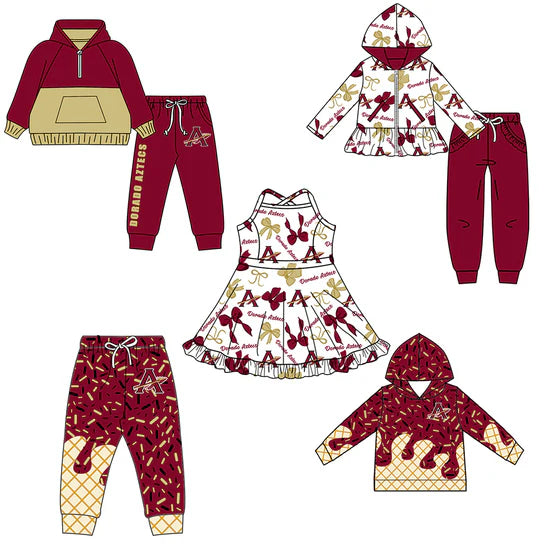 Preorder 5 MOQ Kids Sport Football Team  A Matching Clothing