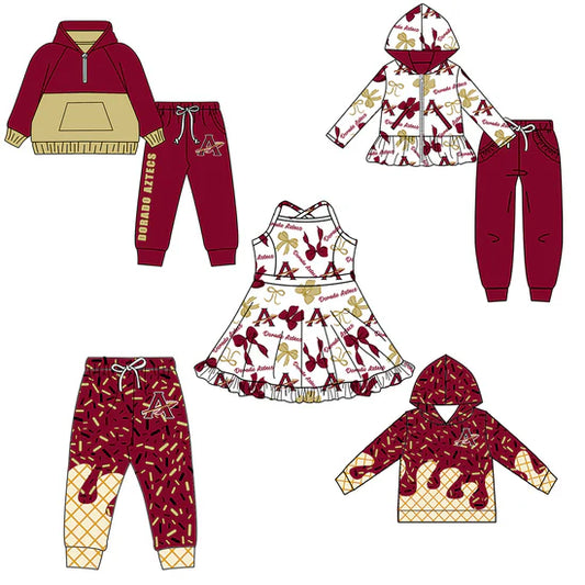 Preorder 5 MOQ Kids Sport Football Team  A Matching Clothing