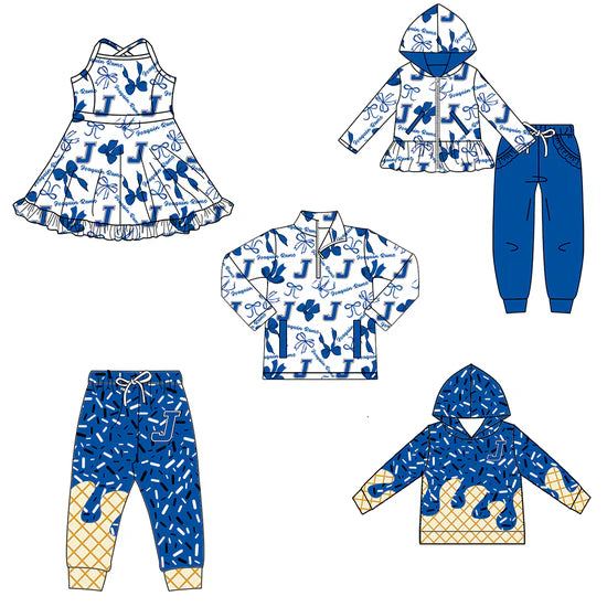 Preorder 5 MOQ Kids Sport Football Team J Matching Clothing